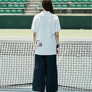Stereo Vinyls x Peanuts/ Snoopy Tennis Pique Polo Shirt